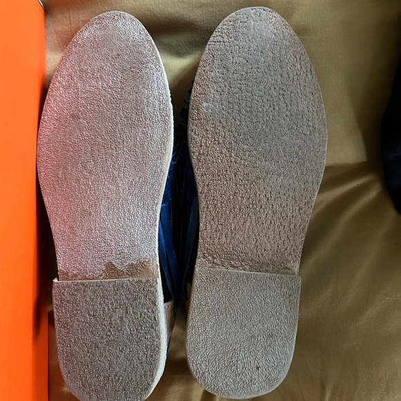 Huarache sandals size 10 in a beautiful blue and tan - Picture 6 of 6